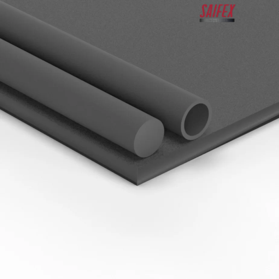 Moly-Filled PTFE Sheets, Rods & Sealing Components – PTFE + MoS₂ by Saifex Industries